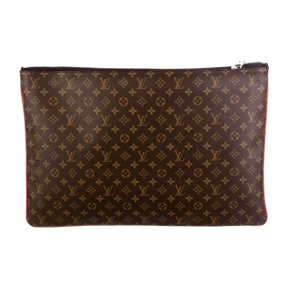 🕹️ Louis Vuitton 🕹️ Monogram A4 Multipocket Pochette Clutch/Laptop Bag NWT - Picture 3 of 16